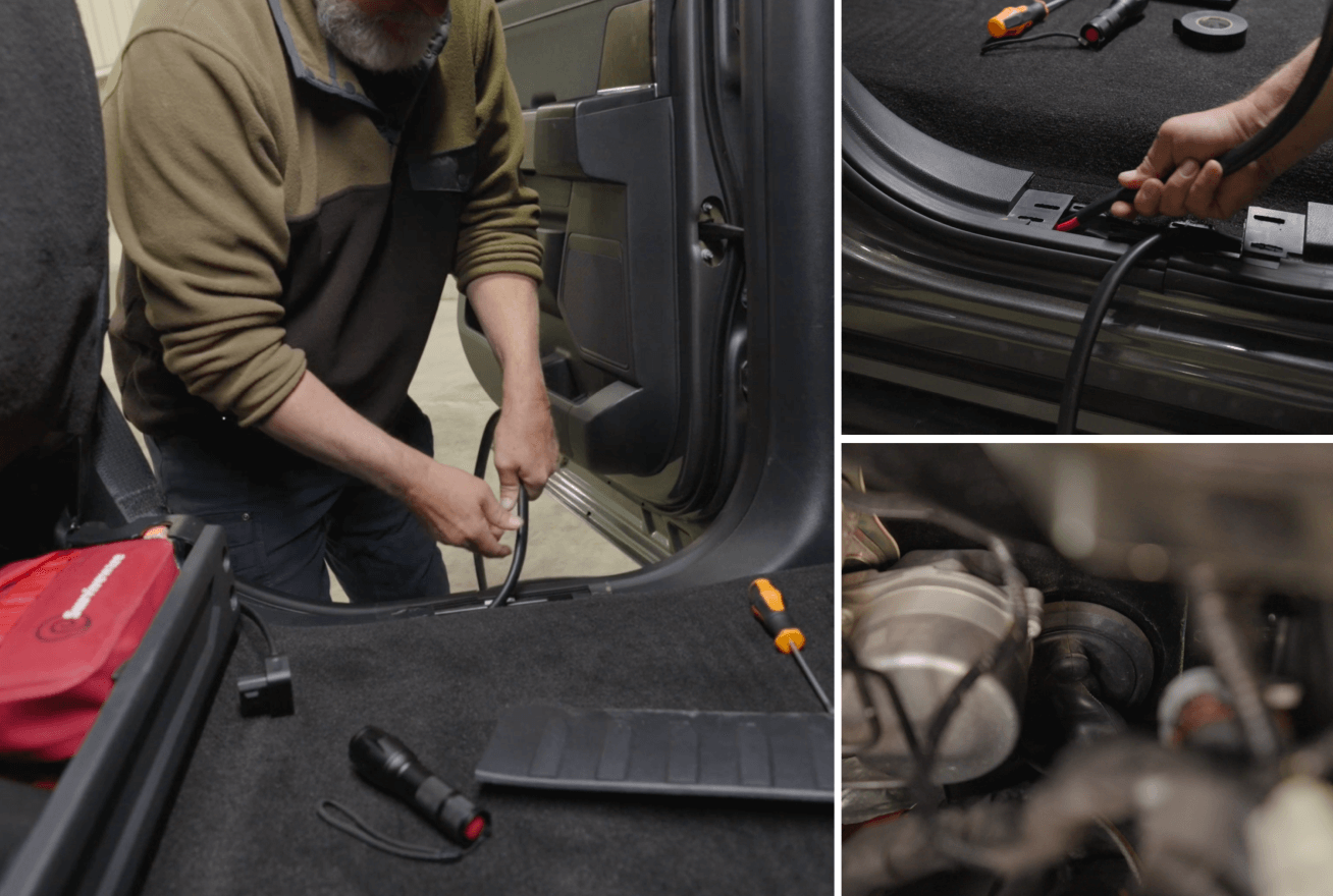 Clean, easy installation without leaving a mark