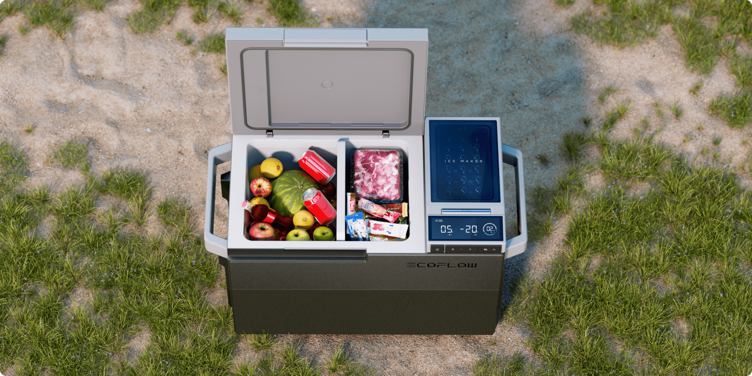A fridge-freezer at its best.