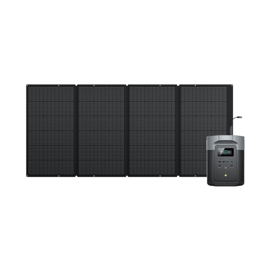 EcoFlow DELTA 2 Max Portable Power Station (Refurbished) DELTA 2 Max + 400W Portable Solar Panel