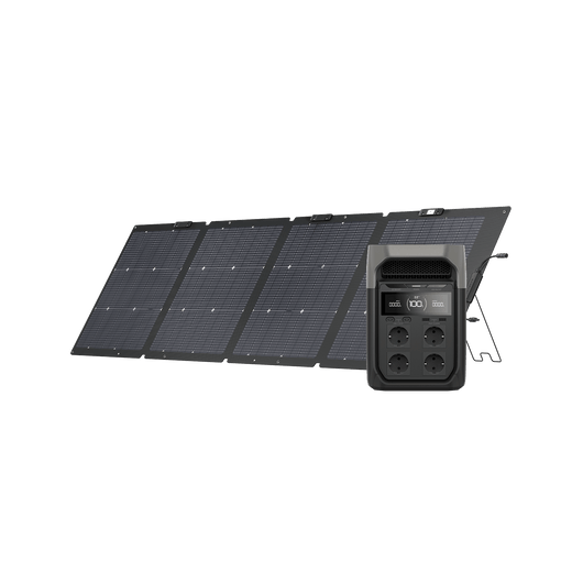 EcoFlow DELTA 3 Series Solar Generator (PV220W) DELTA 3 / 1*220W Portable Solar Panel