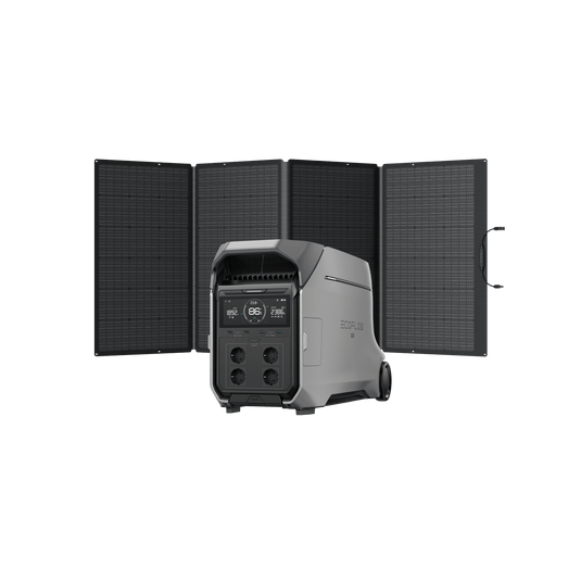 EcoFlow DELTA Pro 3 Portable Power Station (Refurbished) DELTA Pro 3 + 400W Solar Panel (Refurbished) (Member-only)