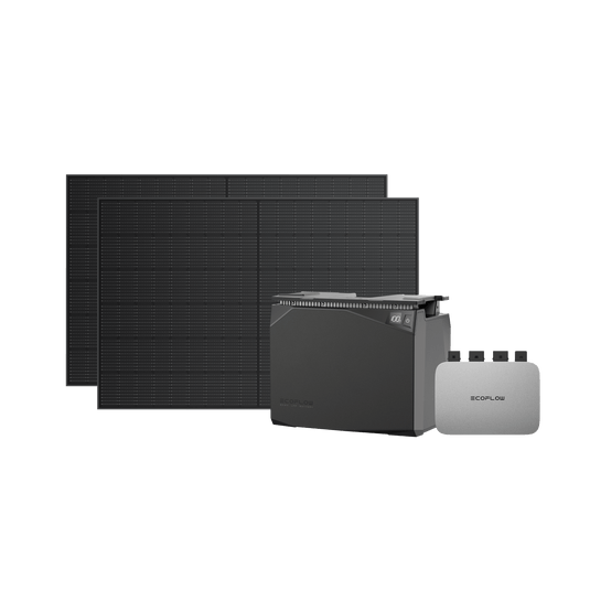 EcoFlow PowerStream balcony solar system with waterproof battery 600 W/800 W