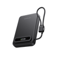 Load image into Gallery viewer, EcoFlow RAPID Mag Qi2.2 Magnetic Power Bank (10,000mAh, 25W, Built-in USB-C Cable) Midnight Black