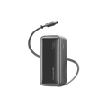 Load image into Gallery viewer, EcoFlow RAPID Power Bank (10K, 45W, Retractable Cable) Black
