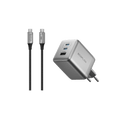 Load image into Gallery viewer, EcoFlow RAPID Pro Charger (100W, 3 Ports, GaN) RAPID Pro 100W Charger + 240W USB-C to USB-C Nylon Cable