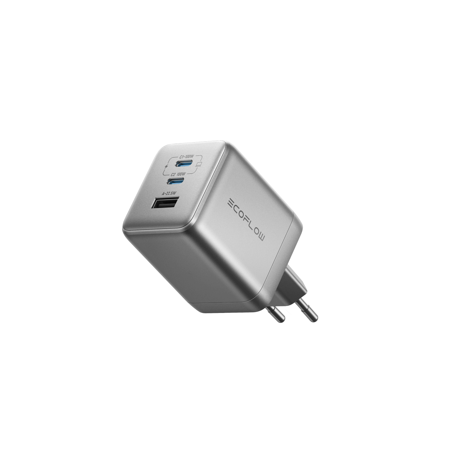 EcoFlow RAPID Pro Charger (100W, 3 Ports, GaN) RAPID Pro 100W Charger