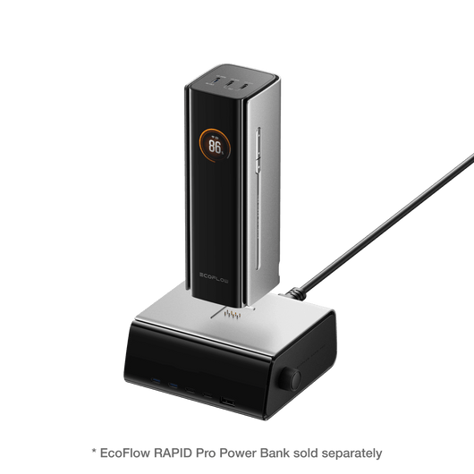 EcoFlow RAPID Pro Desktop Charger (320W, 5 Ports, GaN)