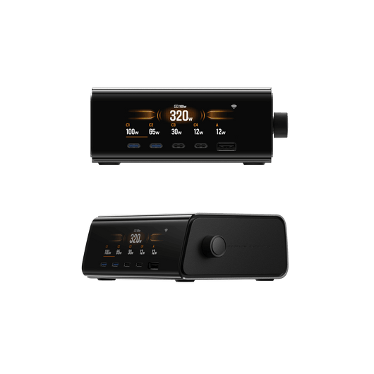 EcoFlow RAPID Pro Desktop Charger (320W, 5 Ports, GaN)