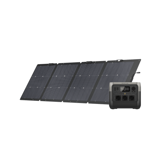 EcoFlow RIVER 2 Pro Portable Power Station RIVER 2 Pro + 220W Portable Solar Panel