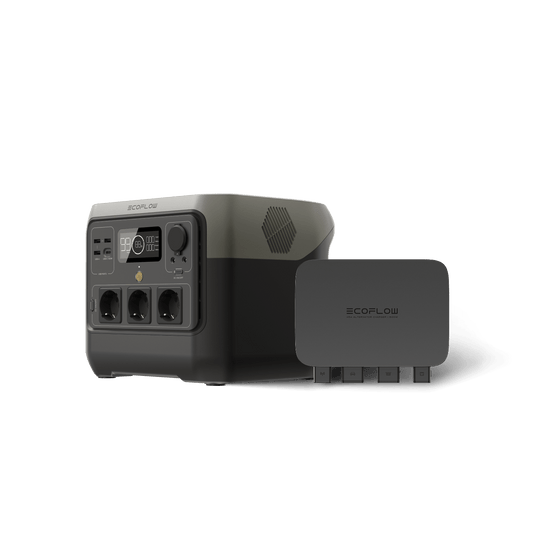 EcoFlow RIVER 2 Pro Portable Power Station (Refurbished) Alternator Charger 500W + RIVER 2 PRO