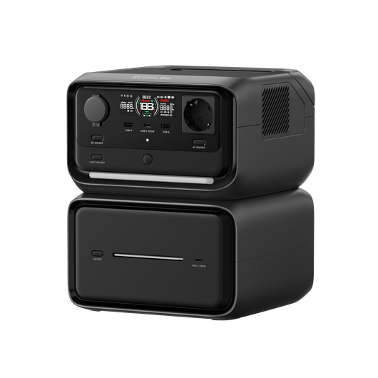 EcoFlow RIVER 3 Plus Portable Power Station RIVER 3 Max Plus (RIVER 3 Plus + Extra Battery 600)
