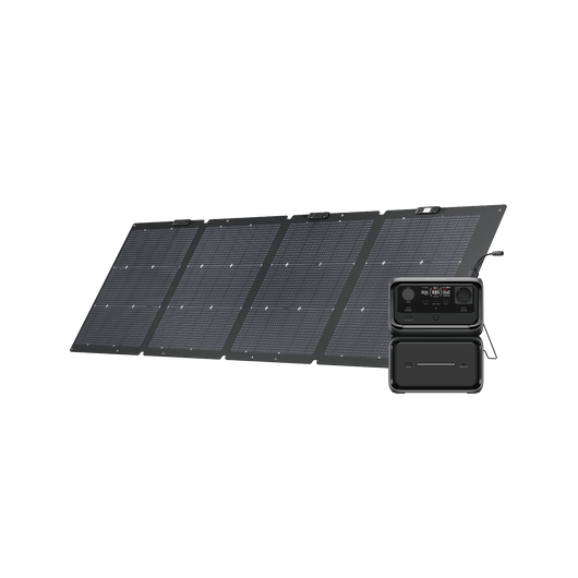 EcoFlow RIVER 3 Plus Solar Generator RIVER 3 Max Plus / 220W Portable Solar Panel