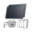 Load image into Gallery viewer, EcoFlow STREAM Balcony Kit Glass Balcony / (1040Wp) 2 × 520W Rigid Solar Panel + STREAM Microinverter / Bracket: Semi-enclosed Balcony