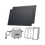 Load image into Gallery viewer, EcoFlow STREAM Balcony Kit Glass Balcony / (900Wp) 2 × 450W Rigid Solar Panel + STREAM Microinverter / Bracket: Semi-enclosed Balcony