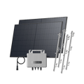 Load image into Gallery viewer, EcoFlow STREAM Balcony Solar System STREAM Microinverter + 2 x 520 W Rigid Solar Panel / Bracket: Pitched Roof