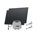 Load image into Gallery viewer, EcoFlow STREAM Roof Kit Flat Roof / (800Wp) 2 × 400W Rigid Solar Panel + STREAM Microinverter / Bracket: Flat Roof