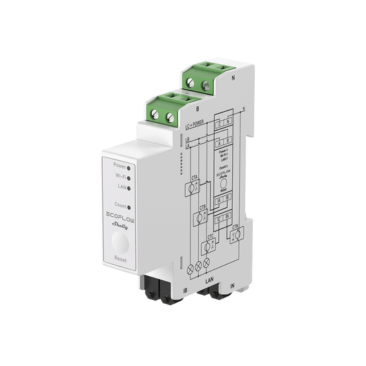 EcoFlow × Shelly Smart Meter - Shelly Pro 3EM EcoFlow × Shelly Smart Meter