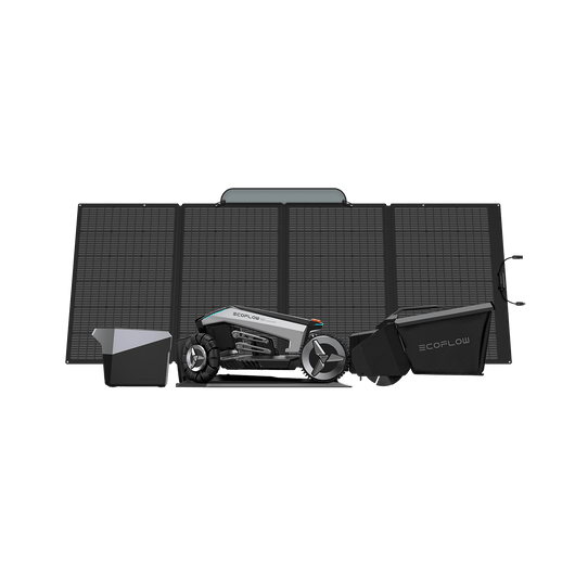 EcoFlow BLADE Robotic Lawn Mower BLADE + Lawn Sweeper Kit + Smart Extra Battery + 400W Soalr Panel