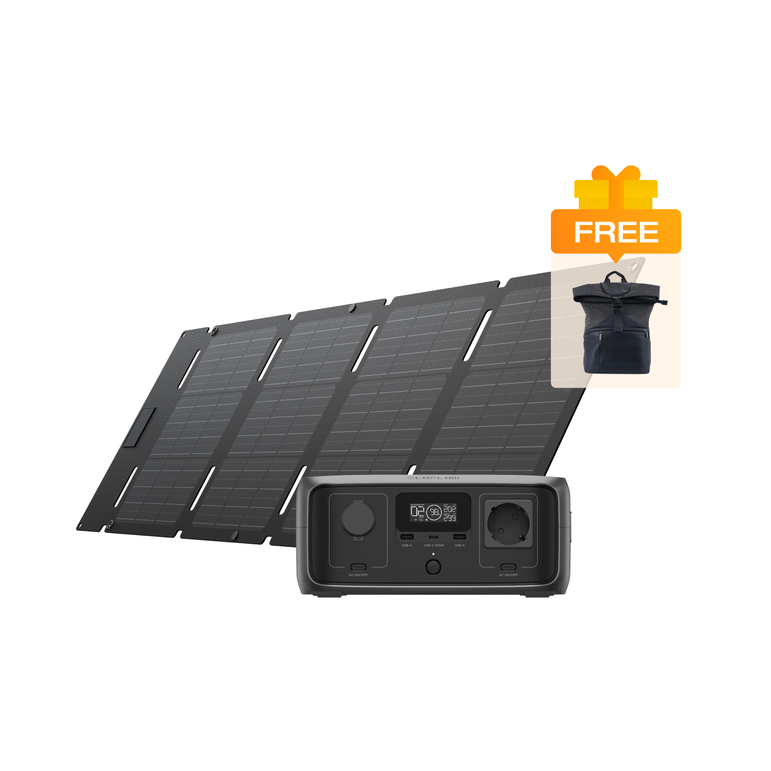 EcoFlow 45W Portable Solar Panel