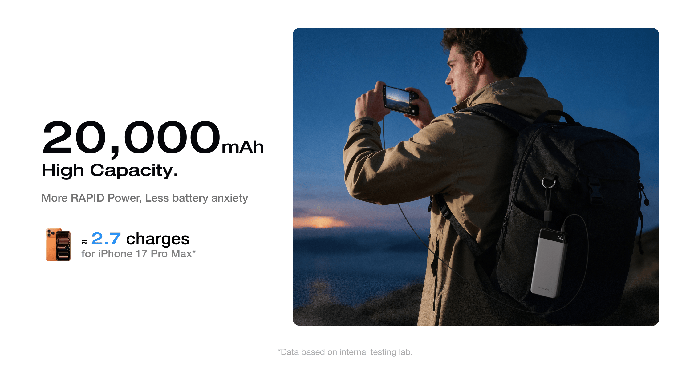 Lõi pin lithium cobalt oxide mật độ năng lượng cao dung lượng 20000mAh