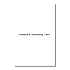 Manual & warranty card