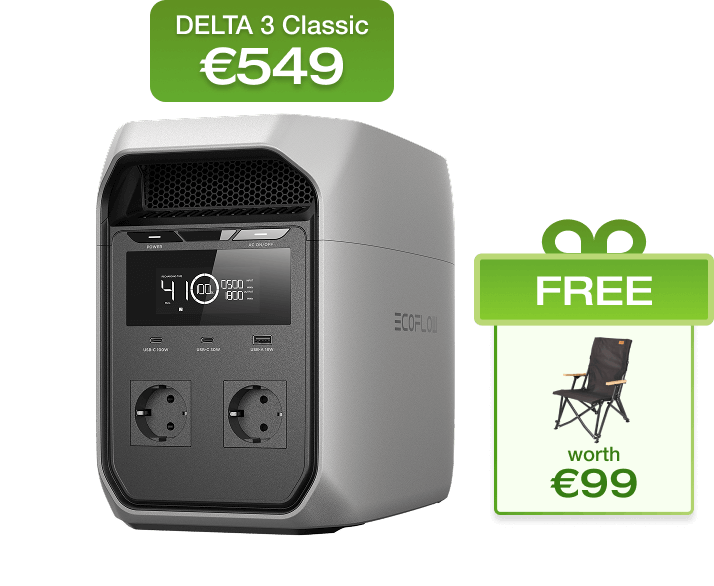 <p>€0.99 to Reserve DELTA 3 Classic + FREE Camping Chair (Worth €99)</p>