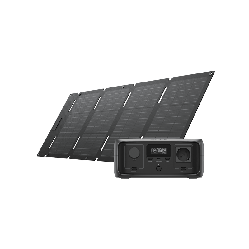 Load image into Gallery viewer, EcoFlow 45W Portable Solar Panel RIVER 3 + 45W Solar Panel (Type-C)
