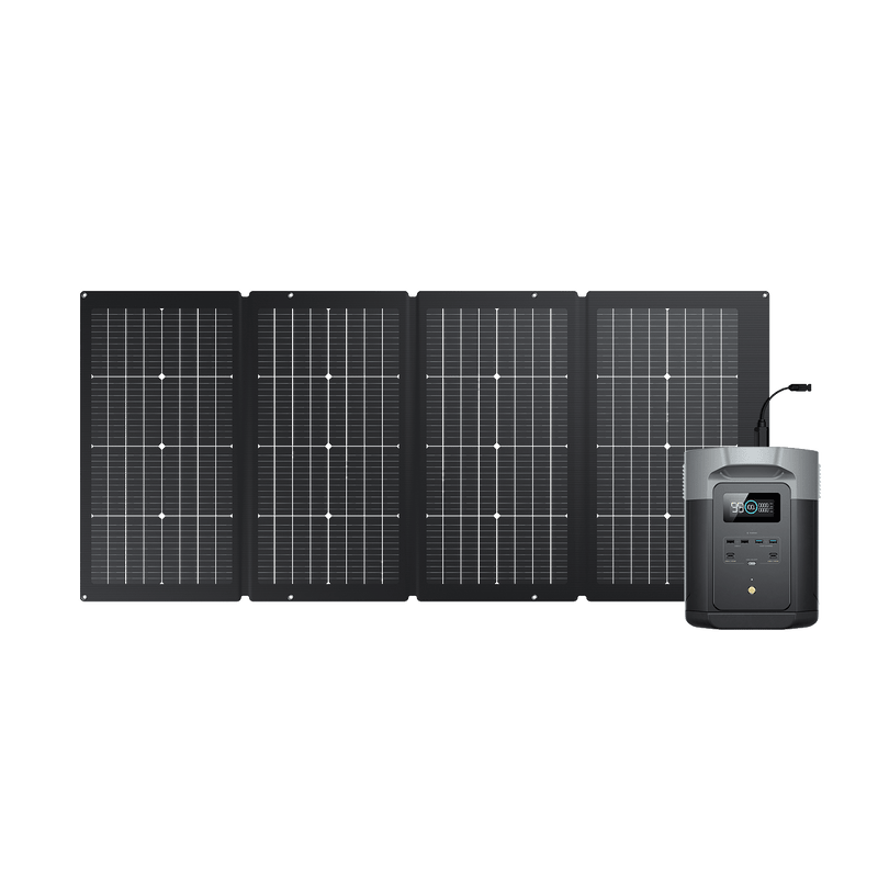 Load image into Gallery viewer, EcoFlow DELTA 2 MAX + 220W Portable Solar Panel 1
