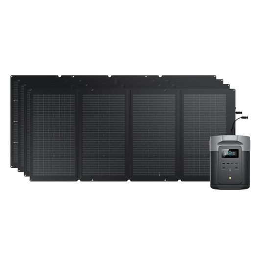 EcoFlow DELTA 2 MAX + 220W Portable Solar Panel 4
