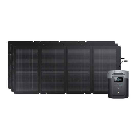 EcoFlow DELTA 2 MAX + 220W Portable Solar Panel 3