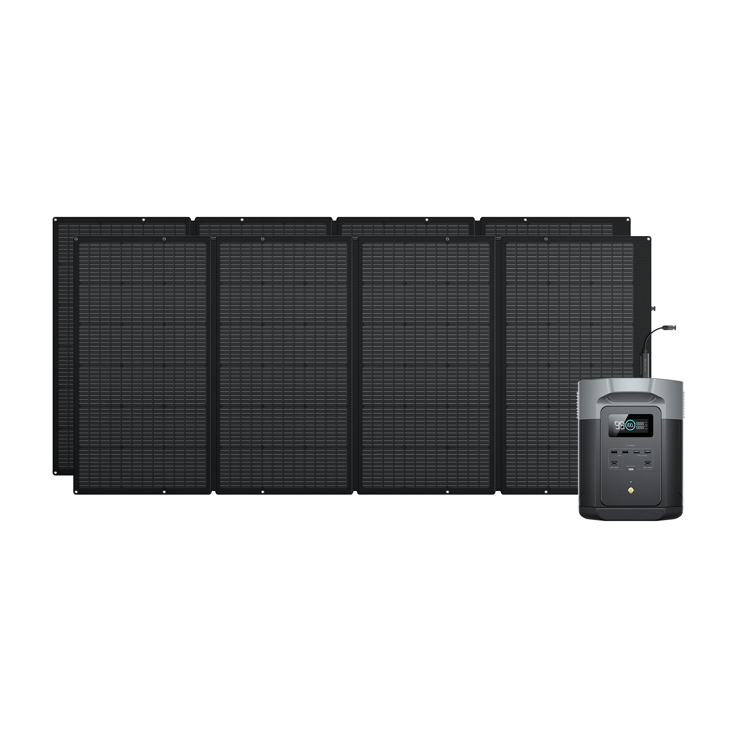 EcoFlow DELTA 2 Max + 400W Portable Solar Panel 2