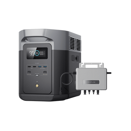 EcoFlow DELTA 2 Max Portable Power Station 0% VAT (Only DE) DELTA 2 Max + STREAM Microinverter