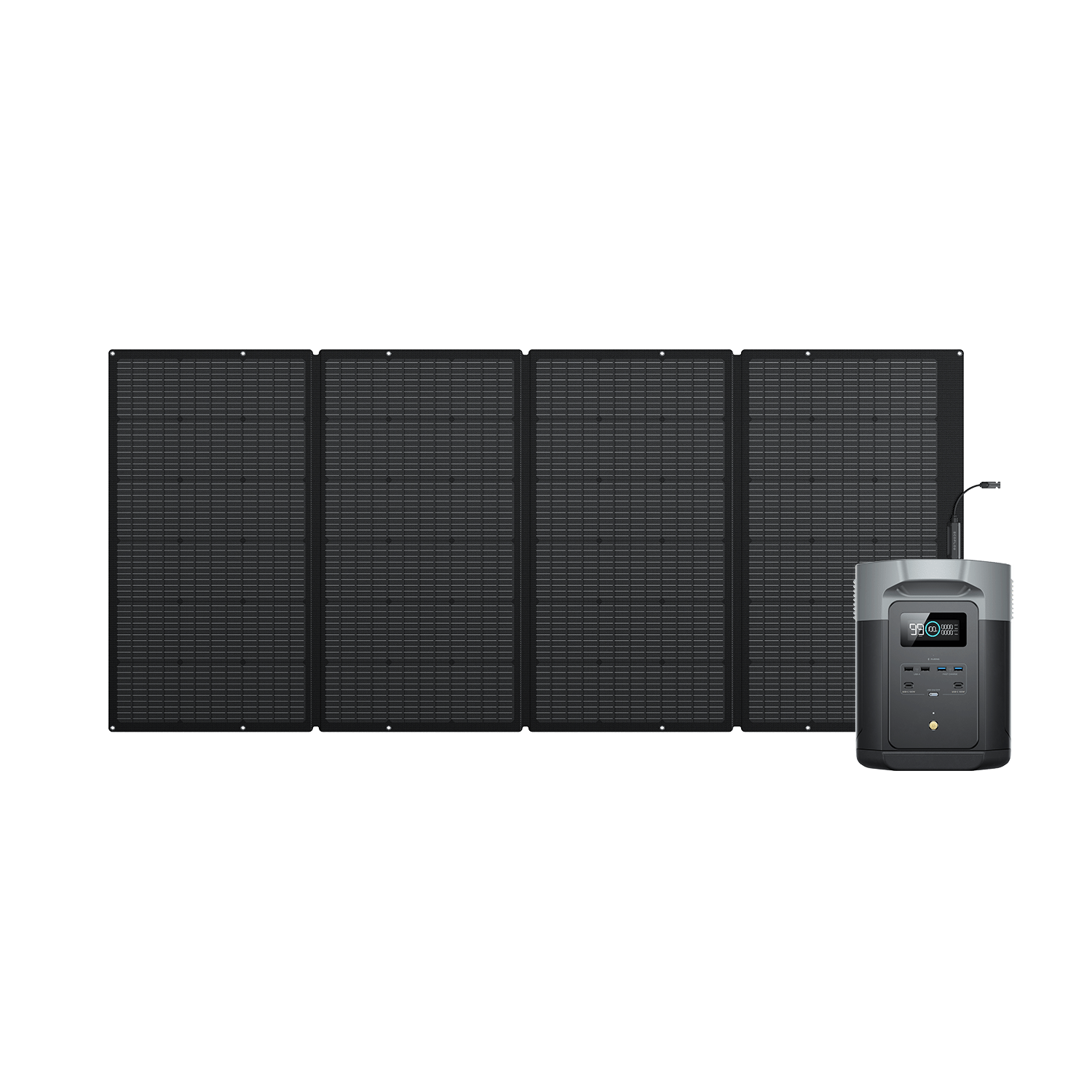 EcoFlow DELTA 2 Max Portable Power Station (Refurbished) DELTA 2 Max + 400W Solar Panel (Refurbished)(Member-only)