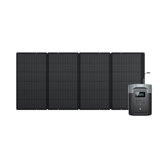 EcoFlow DELTA 2 Max Portable Power Station (Refurbished) DELTA 2 Max + 400W Solar Panel (Refurbished)(Member-only)