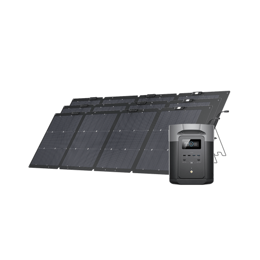 EcoFlow DELTA 2 Max Solar Generator (PV220W) 3*220W + DELTA 2 Max