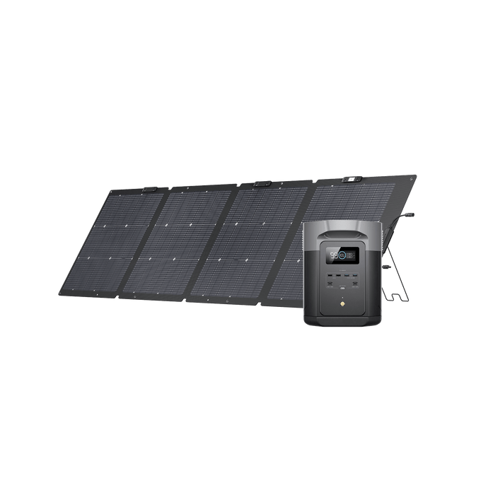 EcoFlow DELTA 2 Max Solar Generator (PV220W) 1*220W + DELTA 2 Max