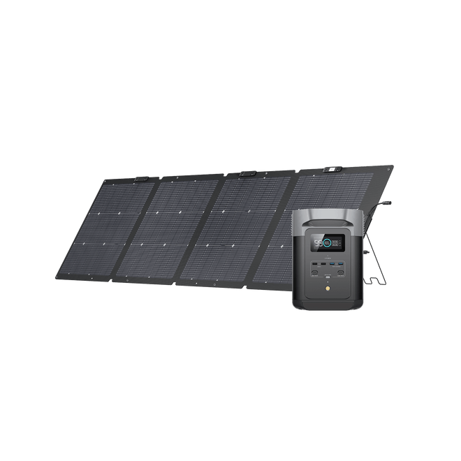 EcoFlow DELTA 2 Portable Power Station DELTA 2 + 220W Portable Solar Panel