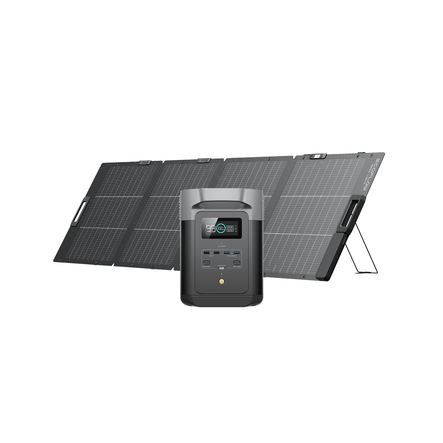 EcoFlow DELTA 2 Portable Power Station DELTA 2 + 220W Portable Solar Panel