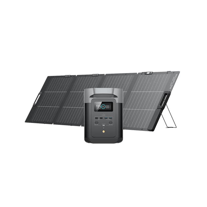 EcoFlow DELTA 2 Portable Power Station DELTA 2 + 220W Portable Solar Panel
