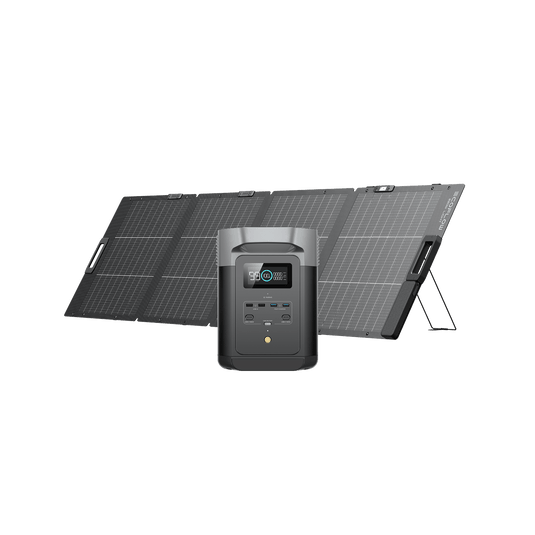 EcoFlow DELTA 2 Portable Power Station DELTA 2 + 220W Portable Solar Panel