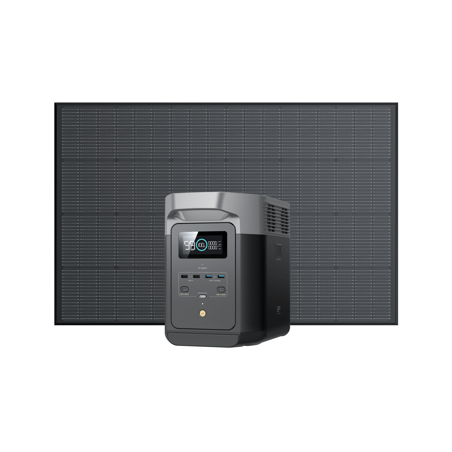 EcoFlow DELTA 2 Portable Power Station DELTA 2 + 175W Rigid Solar Panel