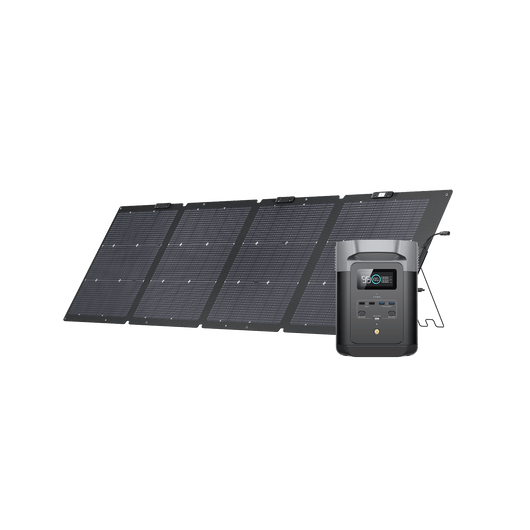 EcoFlow DELTA 2 Portable Power Station (corporate purchase) DELTA 2 + 220W Portable Solar Panel