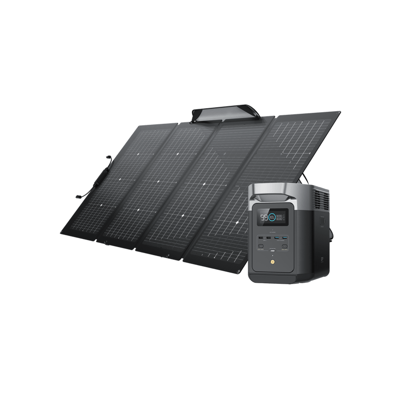 Load image into Gallery viewer, EcoFlow DELTA 2 Portable Power Station (Refurbished) DELTA 2 (Refurbished) + 220W Portable Solar Panel (Refurbished)（Member-only）
