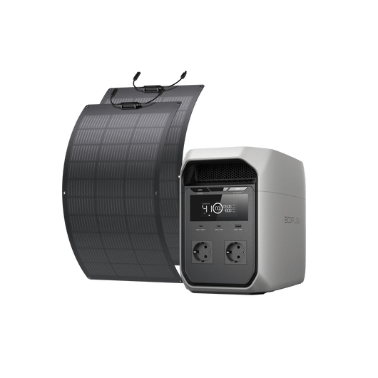 EcoFlow DELTA 3 Classic (1024Wh) Portable Power Station DELTA 3 Classic + 100W Flexible Solar Panel*2