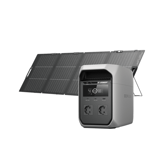 EcoFlow DELTA 3 Classic (1024Wh) Portable Power Station DELTA 3 Classic + 220 W Lightweight Portable Solar Panel