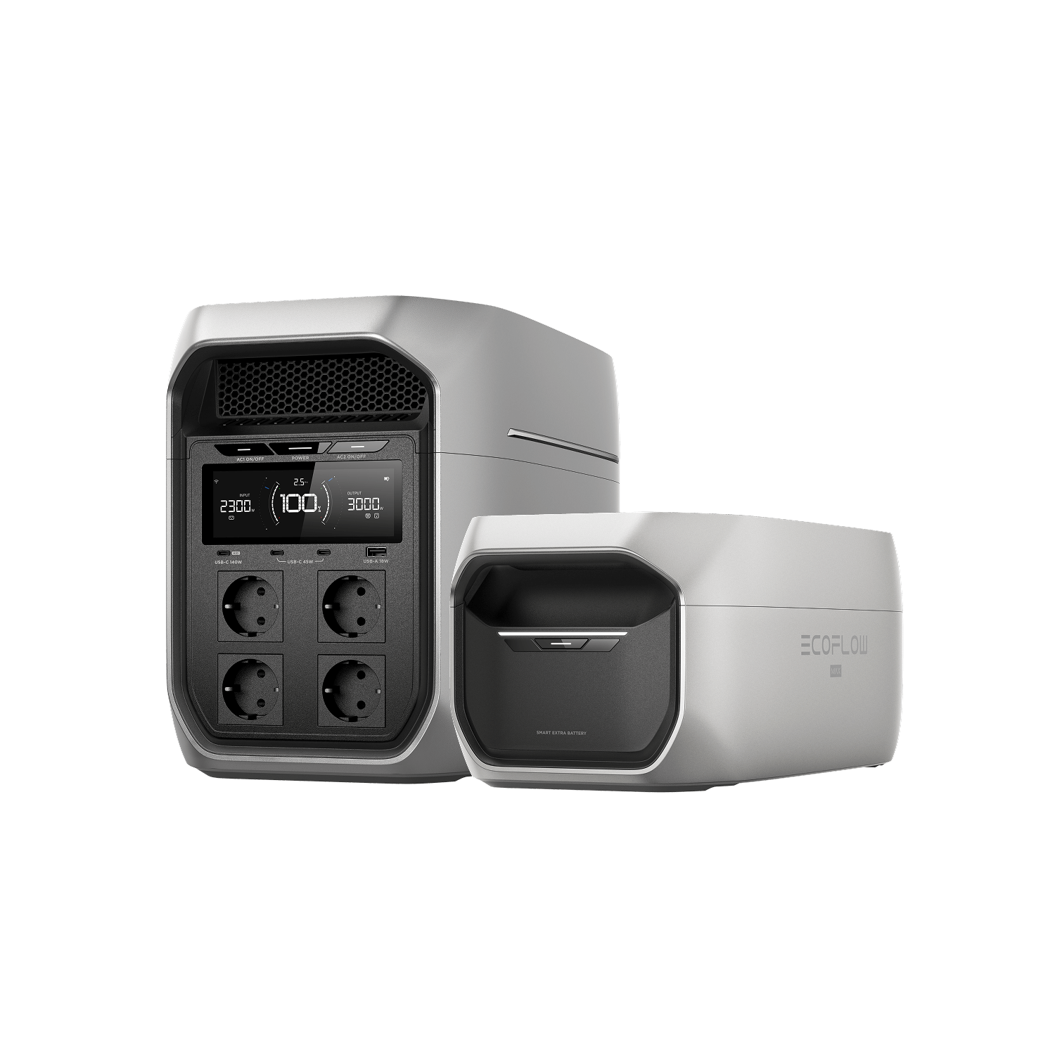 EcoFlow DELTA 3 Max Series (2048Wh) Portable Power Station DELTA 3 Max Plus (2048Wh) / DELTA 3 Max Plus Smart Extra Battery