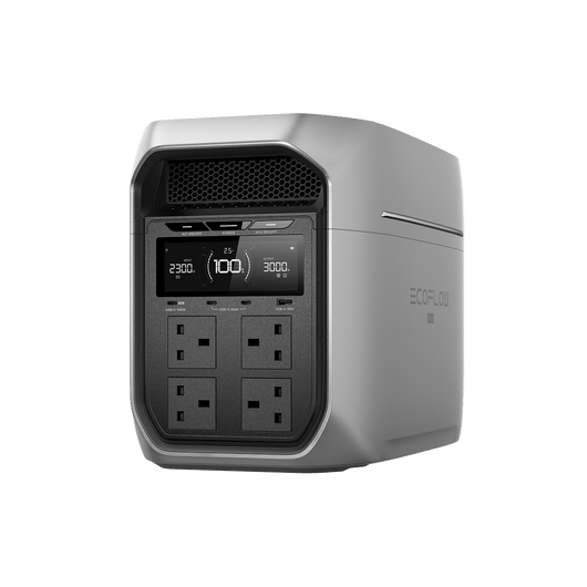 EcoFlow DELTA 3 Max Series (2048Wh) Portable Power Station (For Ireland) DELTA 3 Max Plus (2048Wh) / No Accessory