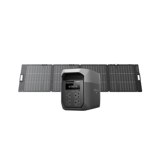 EcoFlow DELTA 3 Max Series (2048Wh) Portable Power Station (For Ireland) DELTA 3 Max (2048Wh) / NextGen 220W Bifacial Solar Panel