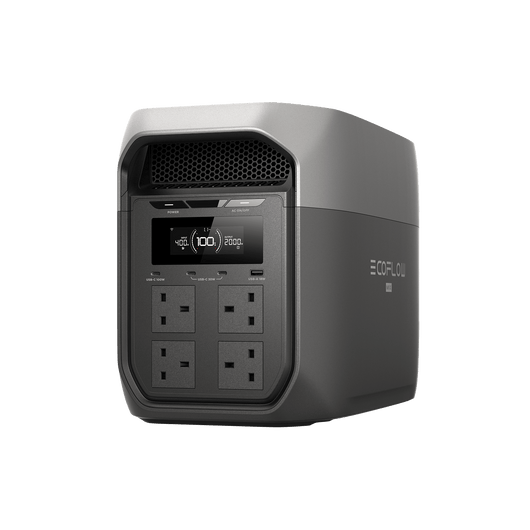 EcoFlow DELTA 3 Max Series (2048Wh) Portable Power Station (For Ireland) DELTA 3 Max (2048Wh) / No Accessory
