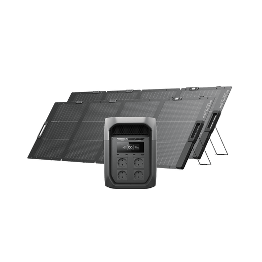 EcoFlow DELTA 3 Max Series Solar Generator (PV220W) DELTA 3 Max / 2*220W Bifacial Portable Solar Panel